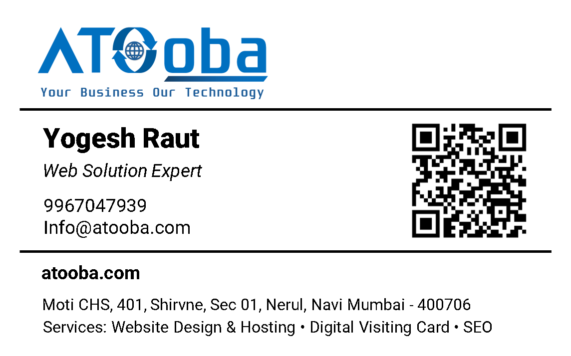 Digital visiting card